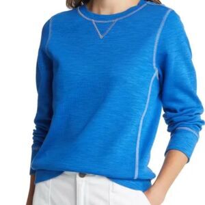 Tommy Bahama Vibrant Blue Tobago Crew Neck Sweatshirt